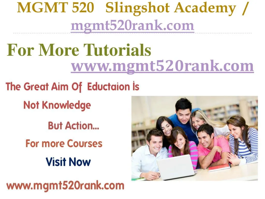 mgmt 520 slingshot academy mgmt520rank com