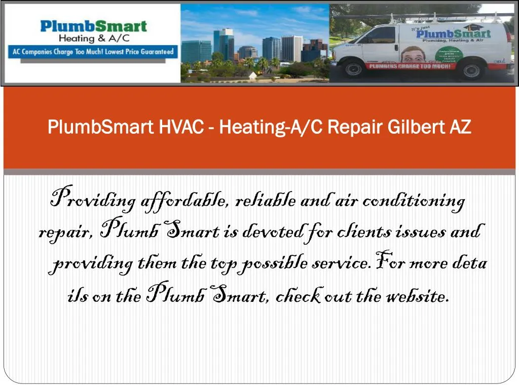 plumbsmart hvac heating a c repair gilbert az