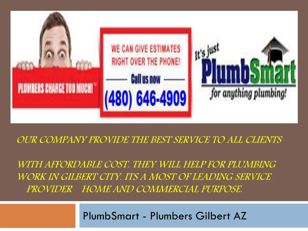 plumbsmart plumbers gilbert az