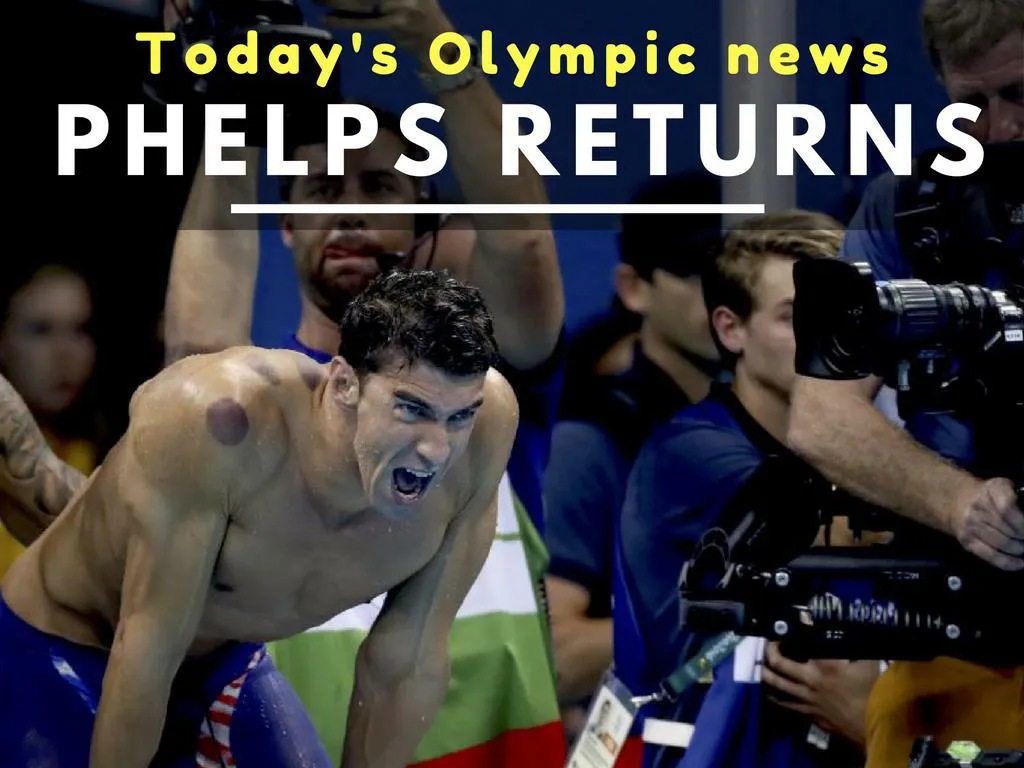 today s olympic news phelps returns