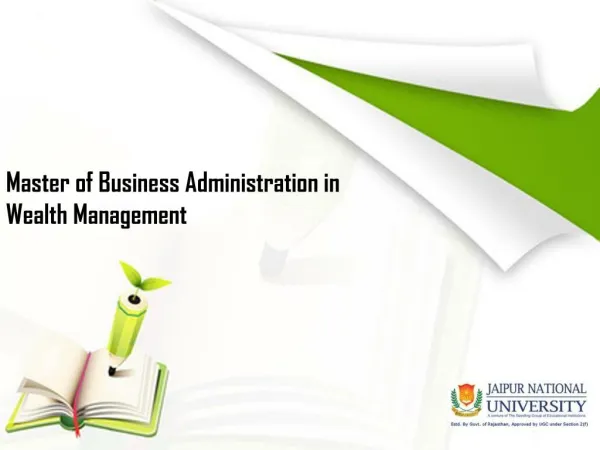 MBA in Wealth Management