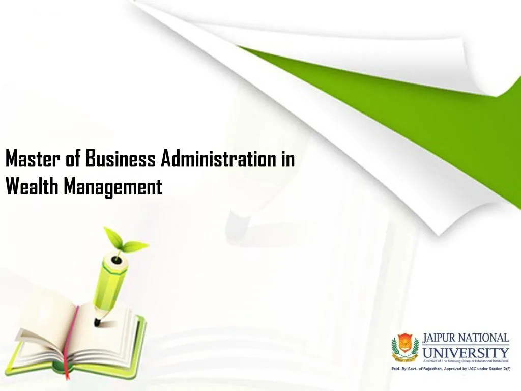 master of business administration in wealth management