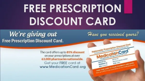 Free Prescription Discount Card