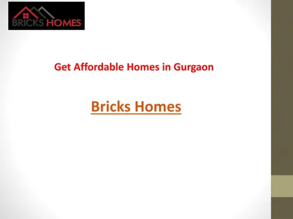 Affordable Property in Gurgaon
