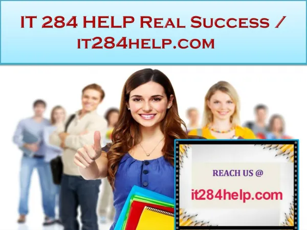 IT 284 HELP Real Success / it284help.com