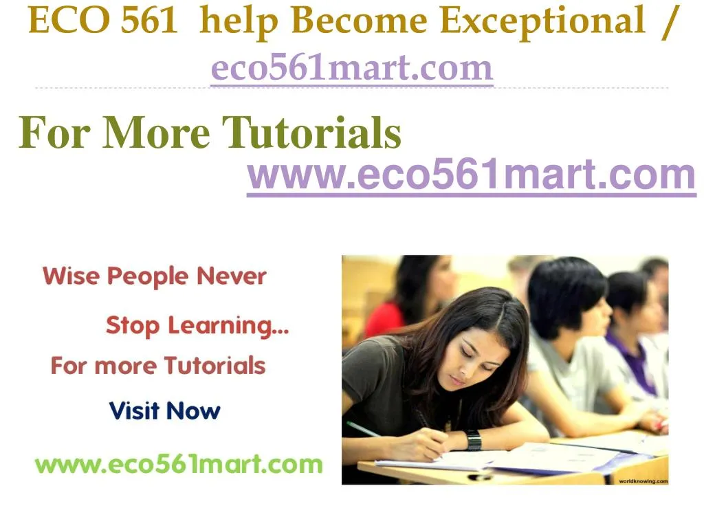 eco 561 help become exceptional eco561mart com