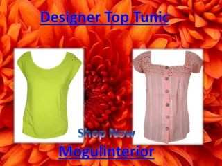 Designer Top Tunic by Mogulinterior