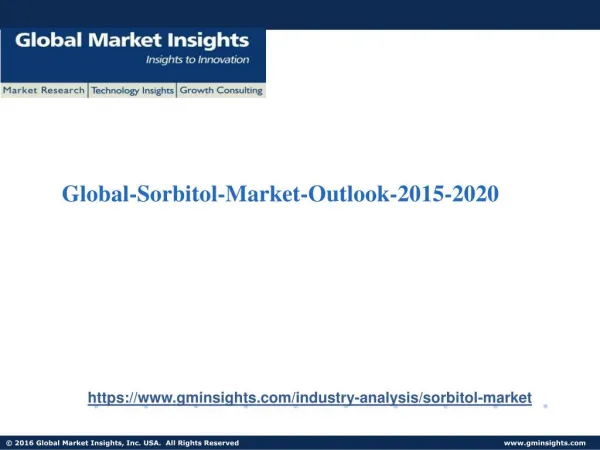 Global-Sorbitol-Market-Outlook-2015-2020