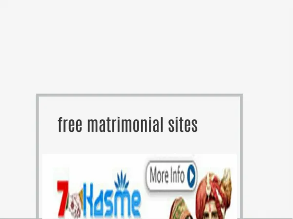 free matrimonial sites | free life partner search | Saatkasme