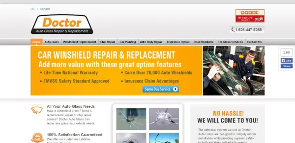 Auto windshield repair and replacement pasadena