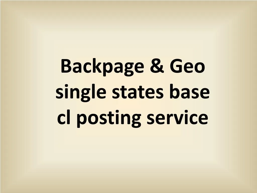 backpage geo single states base cl posting service