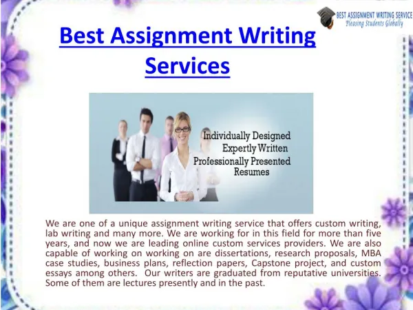 best assignments writing solutions