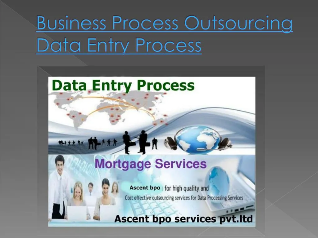business process outsourcing data entry process