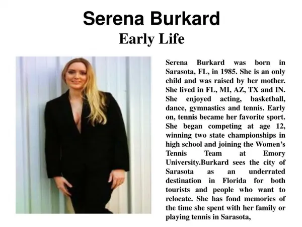 Serena Burkard Early Life