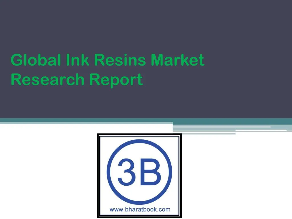 global ink resins market research report
