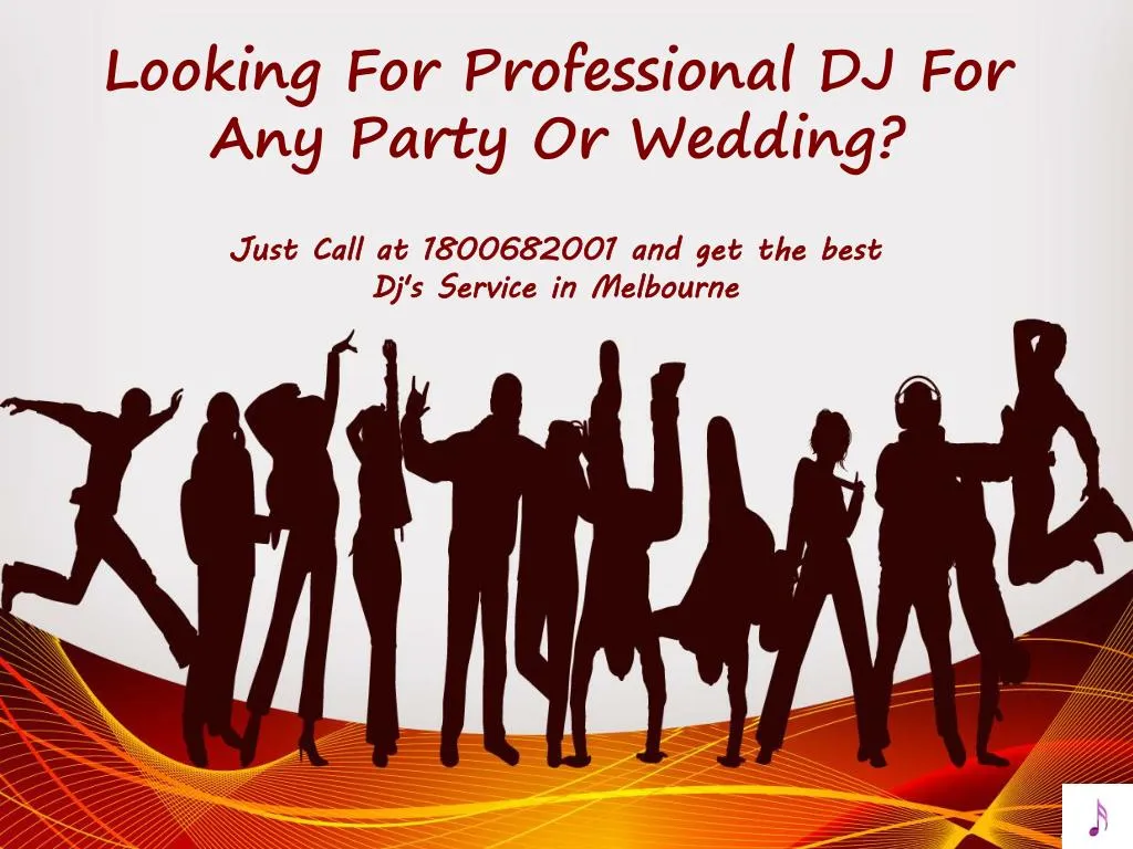 looking for professional dj for any party or wedding