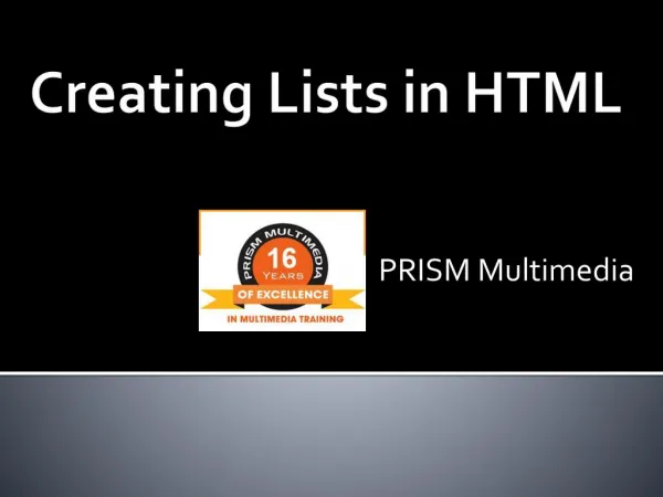 Creating lists in html, Web Designing course in Ameerpet Hyderabad, Web Design Training Institute in Hyderabad