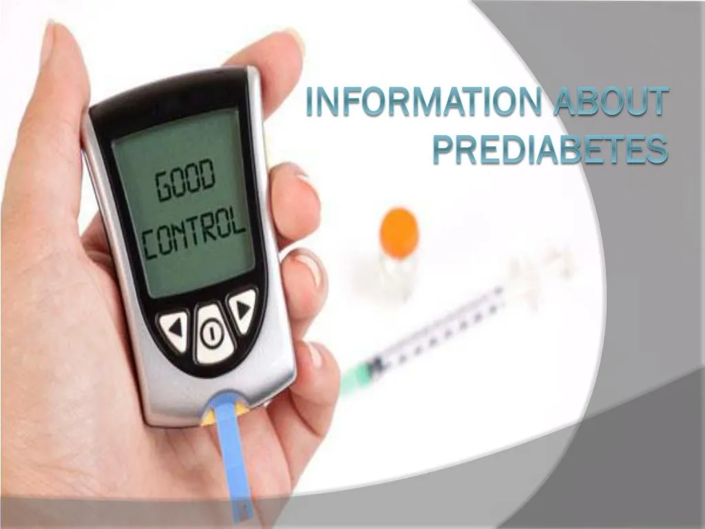 information about prediabetes
