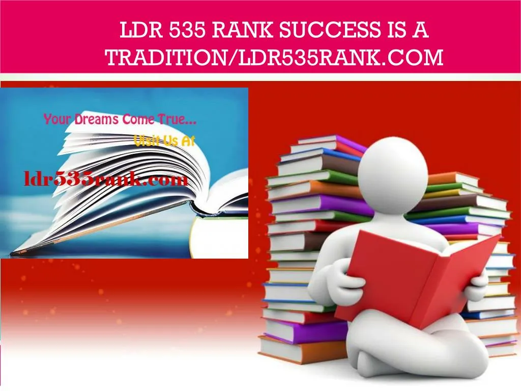 ldr 535 rank success is a tradition ldr535rank com