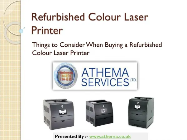 Things to Consider When Purchasing a Refurbished Colour Laser Printer