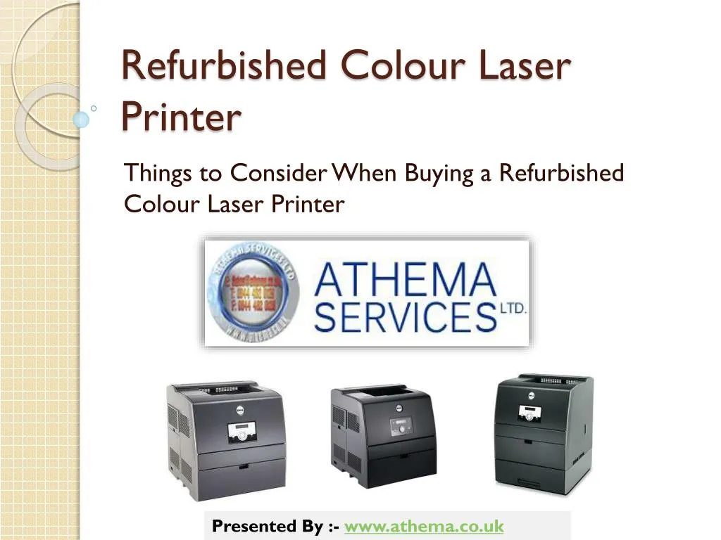 refurbished colour laser printer