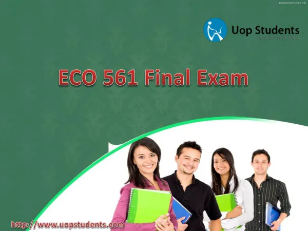 ECO 561 Final Exam | ECO 561 Final Exam Questions & Answer 2016,2013