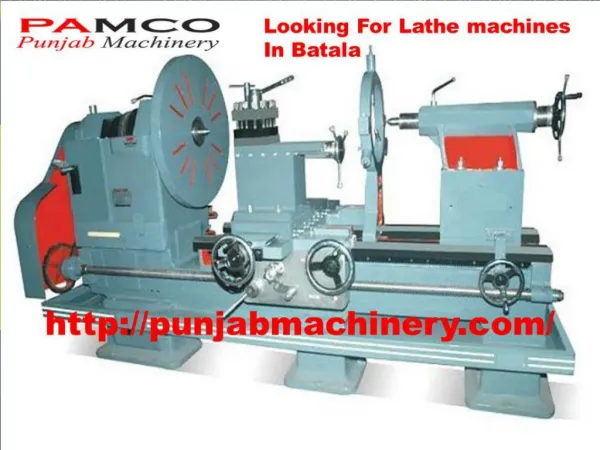 Punjabmachinery.com- lathe machine in batala- drilling machine in batala- slotting machine in batala
