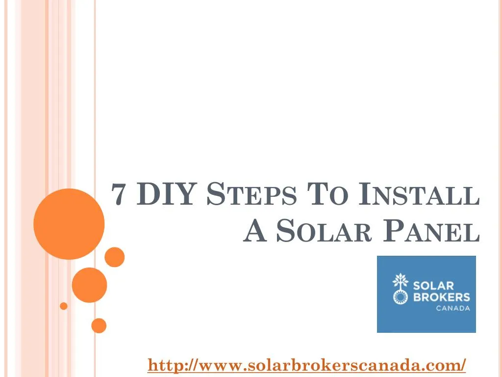 7 diy steps to install a solar panel
