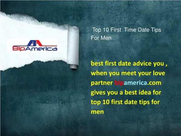 Top 10 First Time Date Tips For Men