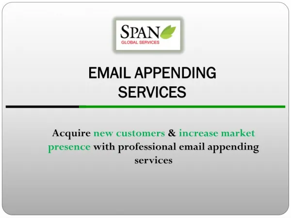 Every record has source information authenticating the addresses in our Email Address Append