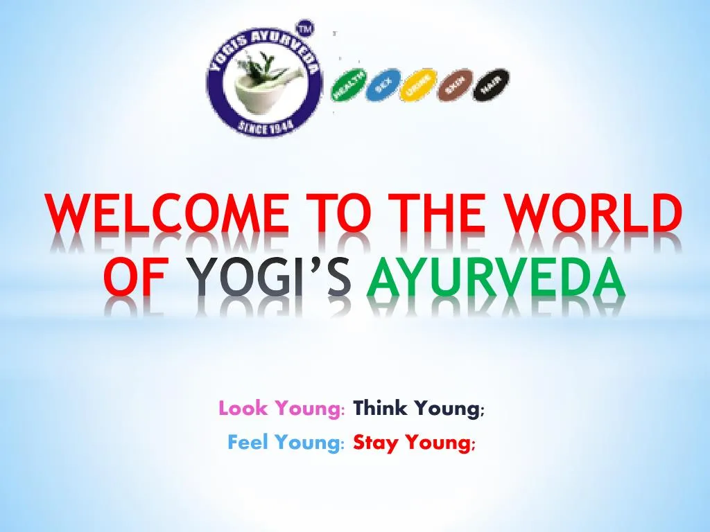 welcome to the world of yogi s ayurveda