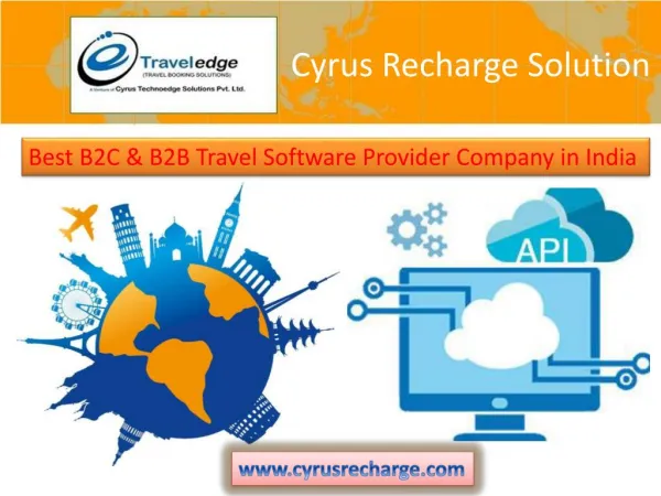 Cyrus Recharge - Best Travel Portal Provider Company in India