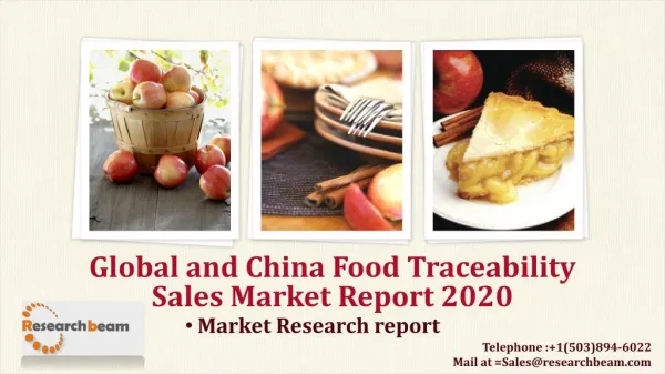 Global and China Food Traceability Sales Market Report 2020