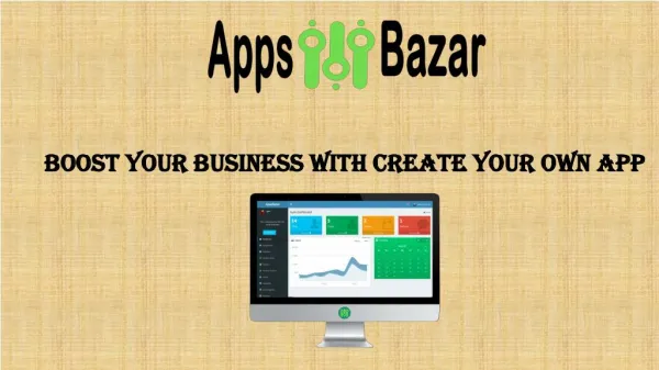 Create your own app to boot business