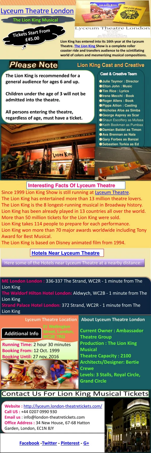 Lion King London