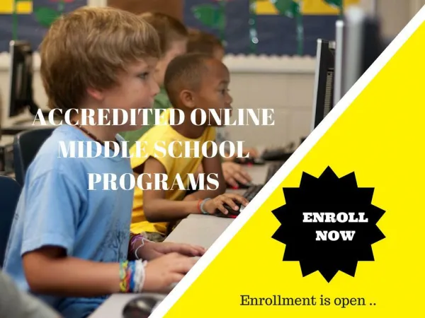 Looking For an Accredited Online Middle School Program?