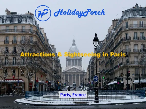 Attractions and sightseeing in paris
