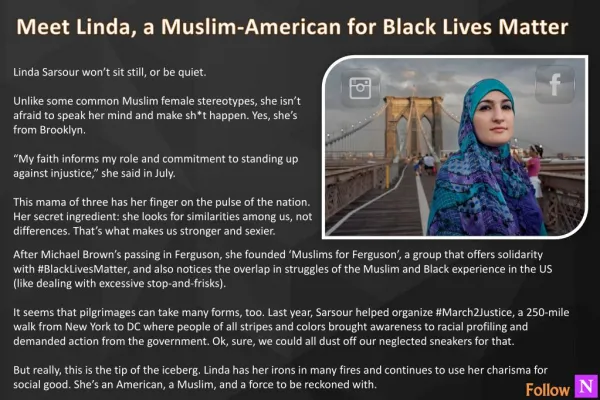 Meet Linda, a Muslim-American for Black Lives Matter - New Sincerity