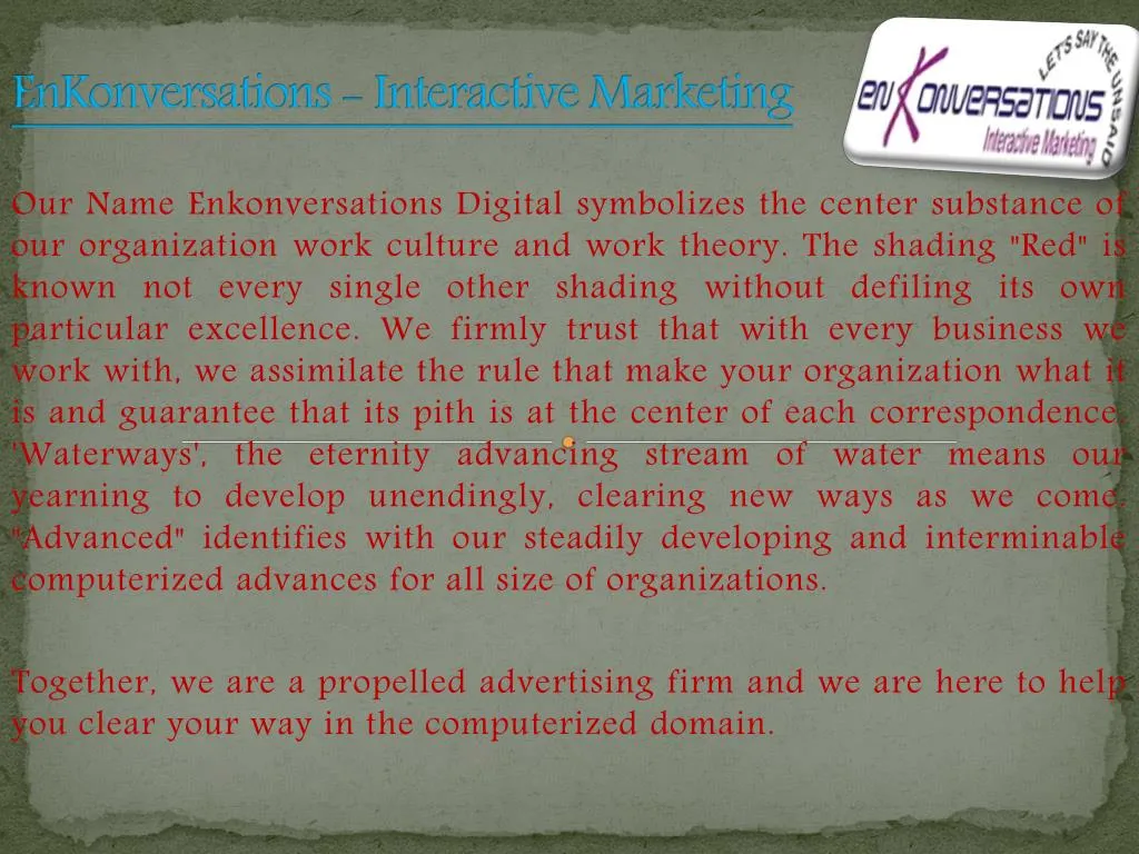 enkonversations interactive marketing