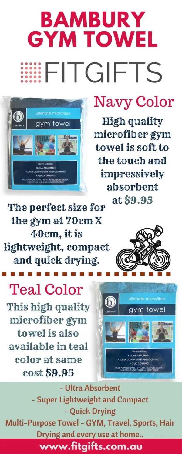 Shop for Bambury Gym Towel