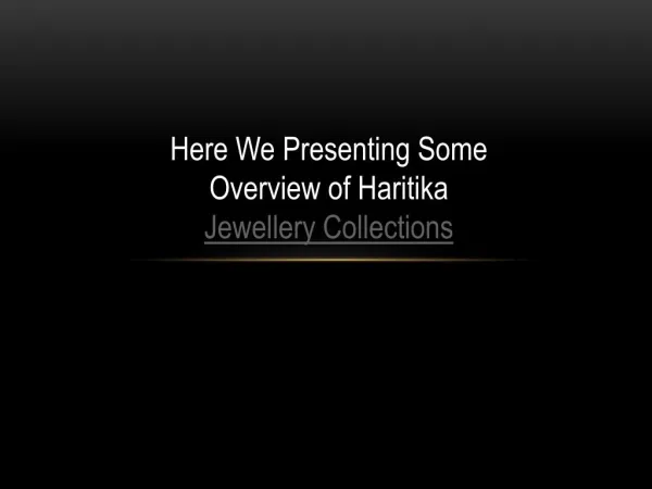 Haritika Online Jewellery Shopping Store Nearby Paschim Vihar, Delhi