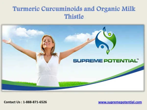 Turmeric Curcuminoids and Organic Milk Thistle
