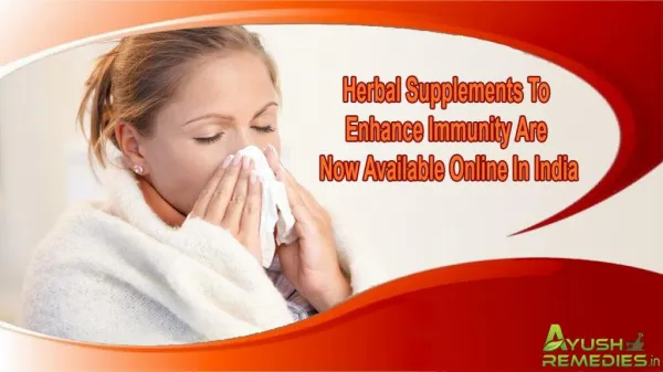 Herbal Supplements To Enhance Immunity Are Now Available Online In India