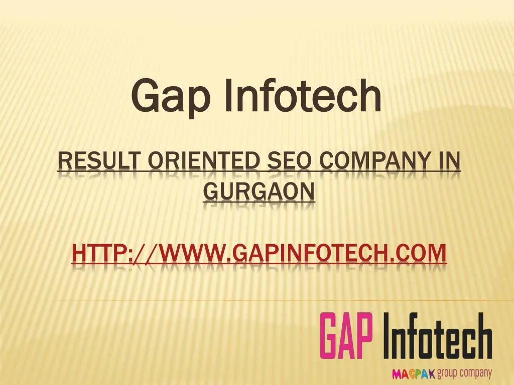 gap infotech
