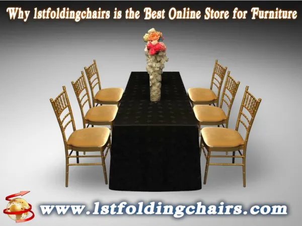 Why 1stfoldingchairs is the Best Online Store for Furniture