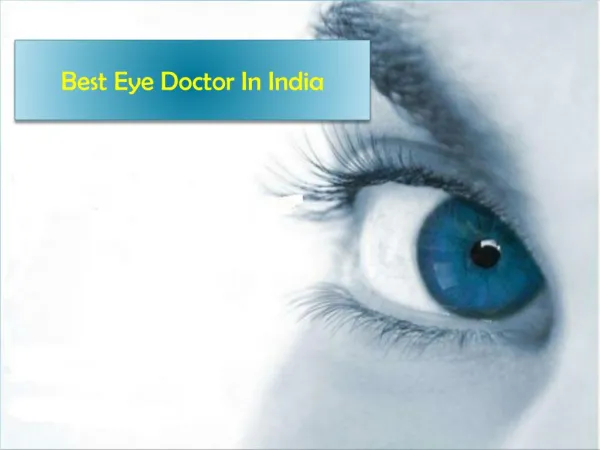 Eye Doctors in India