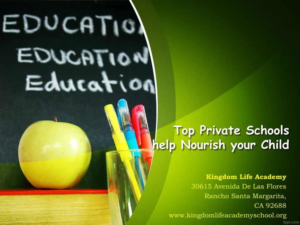 top private schools help nourish your child