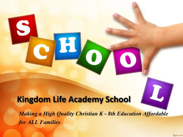 Kingdom life academy school - Private christian school in orange county CA