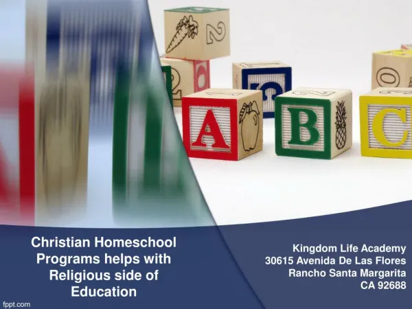 Best christian home school program