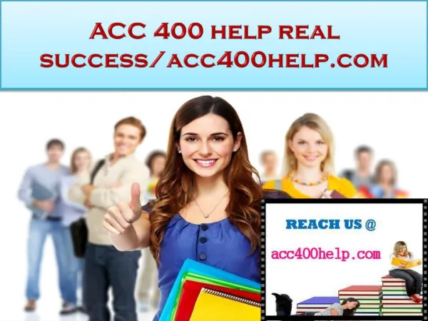 ACC 400 help real success/acc400help.com